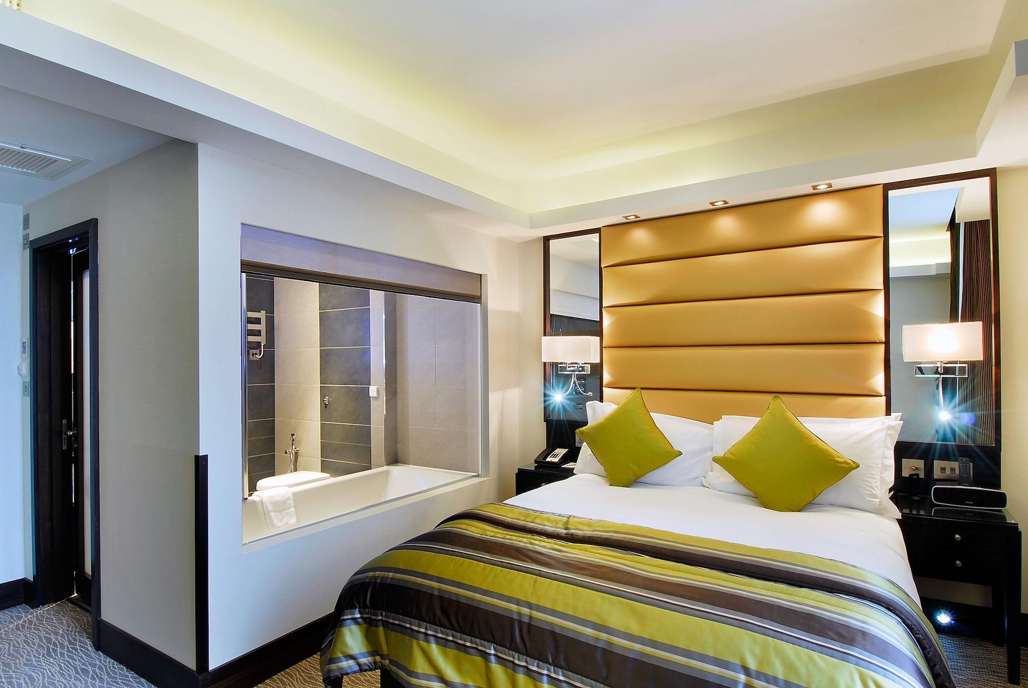 伦敦尊贵大理石拱门酒店 外观 照片 A bedroom at the Hilton London Paddington